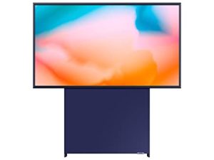 فئة سامسونج 43 بوصة من سلسلة Sero LS05B - تلفزيون ذكي QLED 4K مدمج مع Alexa (QN43LS05BAFXZA ، موديل 2022)