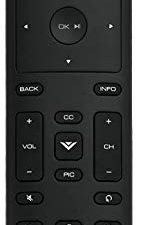 يعمل جهاز التحكم عن بعد Universal XRT136 لجميع أجهزة التلفزيون الذكية Vizio D24f-F1 D43f-F1 D50f-F1 E43-E2 E60-E3 E75-E1 M65-E0 M75-E1 P55-E1 P65-E1 P75-E1 والمزيد
