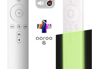 [w / غطاء سيليكون] aarooGo [w / Home & Volume] التحكم في Apple TV Player A1513 A2169 A1842 A1625 A1427 A1469 A1378 A1294 A1218 (عاجي)