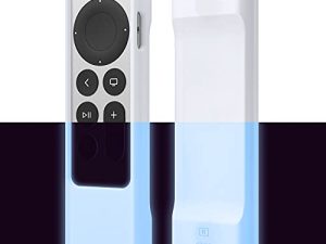جراب elago R1 متوافق مع 2022 Apple TV 4K Siri Remote الجيل الثالث ، متوافق مع 2021 Apple TV Siri Remote الجيل الثاني - تقنية المغناطيس ، حبل قصير ، وصول كامل إلى جميع الوظائف [Nightglow Blue]