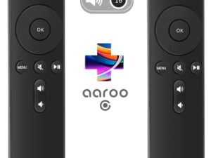 aarooGo 2-Pack جهاز تحكم عن بعد لمشغل Apple TV 4K A1294 A1218 / MA711 A1378 / MC572 A1427 / MD199 A1625 / MGY52 / MLNC2 A1842 / MQD22 / MP7P2