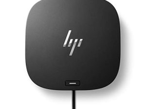 محول HP USB-C Dock G5 - 8 في 1 لكل من أجهزة الكمبيوتر المحمولة وأجهزة الكمبيوتر المحمولة وأجهزة الكمبيوتر المحمولة التي تدعم Thunderbolt - كبل واحد للشحن أو الاتصال بالشبكات أو نقل البيانات - رائع للإدارة الآمنة والبعيدة