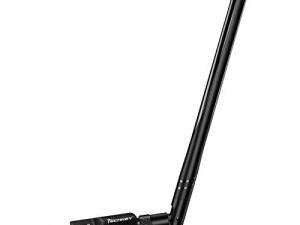 USB WiFi Adapter 1200Mbps Techkey USB 3.0 WiFi Dongle 802.11 ac محول الشبكة اللاسلكية مع نطاق مزدوج 2.42GHz / 300Mbps 5.8GHz / 866Mbps 5dBi High Gain Antenna لسطح المكتب Windows XP / Vista / 7-10 Mac
