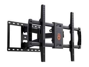 حامل التثبيت على الحائط ECHOGEAR Full Motion المفصلي للتلفاز حتى 75 بوصة - يمتد من الحائط 16 بوصة مع الدوران والإمالة السلس - تثبيت بسيط من 3 خطوات