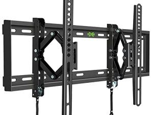 USX MOUNT Advanced Tilt TV Wall Mount لمعظم أجهزة التلفاز مقاس 42-86 بوصة ، حامل تلفاز سهل التركيب يمتد حتى 7 بوصات ، حامل تلفاز عالمي على الحائط يصل إلى 24 بوصة ، ترصيع VESA 600 × 400 مم و 120 رطلاً