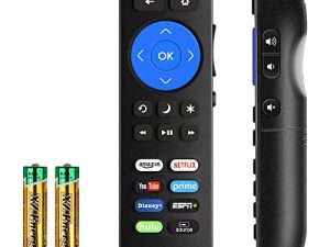 جهاز تحكم عن بعد لـ Roku Remote لمشغلي Roku وأجهزة تلفزيون Roku ، لجهاز Roku TV Remote ، Roku 1 2 3 4 ، Roku Express / + ، Roku Premiere / + ، Roku Ultra و TCL Hisense Onn Element Sharp Philips Roku TV ليس لـ Roku Stick