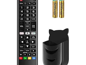 جهاز تحكم عن بعد عالمي لجهاز تلفزيون LG (جميع الموديلات) متوافق مع جميع أجهزة تلفزيون LG Smart TV LCD LED ثلاثية الأبعاد AKB75375604 AKB75095307 AKB75675304 AKB74915305 ، جهاز تحكم عن بعد لحامل تلفاز LG عن بعد وبطارية