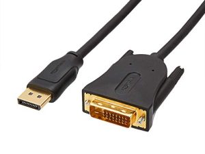 Amazon Basics DisplayPort إلى DVI Display Cable - 6 Feet، Pack of 1