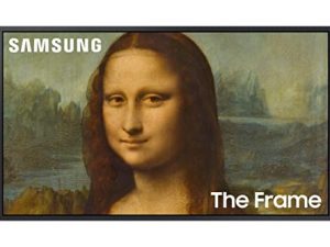 سامسونج 55 بوصة من فئة QLED 4K LS03B Series The Frame Quantum HDR ، وضع فني ، شاشة عرض غير لامعة مضادة للانعكاس ، حامل تثبيت على الحائط مناسب نحيف ، تلفزيون ذكي مع Alexa مدمج (QN55LS03BAFXZA ، موديل 2022)