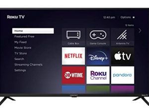 تلفزيون Element 40 "1080p Full HD LED Roku يعمل مع Google Assistant و Amazon Alexa - E2AA40R
