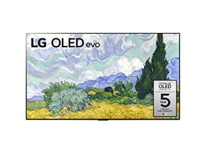 تلفزيون LG OLED G1 Series 77 بوصة Alexa المدمج 4K Smart OLED evo ، تصميم معرض ، معدل تحديث 120 هرتز ، 4K مدعوم بالذكاء الاصطناعي ، Dolby Vision IQ و Dolby Atmos ، WiSA Ready (OLED77G1PUA ، 2021)