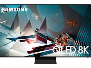سلسلة سامسونج QLED Q800T مقاس 65 بوصة - دقة 8K حقيقية ومصفوفة كاملة ومباشرة 24X Quantum HDR 16X تلفزيون ذكي مع Alexa مدمج (QN65Q800TAFXZA ، موديل 2020)