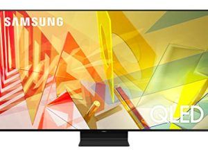 تلفزيون سامسونج الذكي بحجم 75 بوصة بتقنية QLED 4K UHD Q90T من سلسلة Quantum HDR مع زاوية عرض فائقة وصورة تكيفية ومحسِّن للألعاب و Alexa مدمج (QN75Q90TDFXZA)