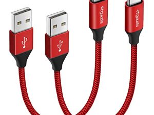 6 بوصة / 0.5 قدم USB C كابل قصير ، [2-Pack] etguuds سريع الشحن كابل USB A إلى Type C لهاتف Samsung Galaxy S22 S21 S20 FE Ultra 5G S10 S9، Note 20 10 9، Z Fold / Flip 3/4، A10e A20 A50 A51، Pixel، Moto G