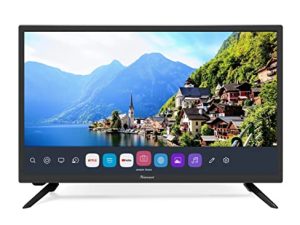 تلفزيون نورسينت الذكي 24 بوصة 720P عالي الدقة LED (N24H-S1) نظام ويب أو إس مدمج ، منافذ بصرية HDMI ARC USB ، مع وظيفة TTS