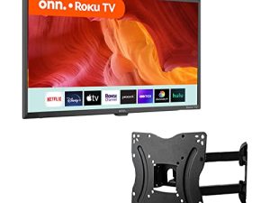 أون. 100012589 تلفزيون ذكي 32 بوصة HD (720P) LED يشتمل على حامل الحائط موديل 2020 (بدون حوامل أرجل) (مجدد)