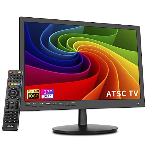 تلفزيون Jexiop 17 بوصة LED ، تلفزيون بشاشة عريضة صغيرة HD 1080P مع موالف رقمي ATSC ، مكبرات صوت مدمجة مع HDMI ، VGA ، إدخال AV ، منفذ USB ، تلفزيون 12 فولت مناسب للكرفان والمطبخ وغرفة النوم تلفزيون Jexiop 17 بوصة LED ، تلفزيون بشاشة عريضة صغيرة HD 1080P مع موالف رقمي ATSC ، مكبرات صوت مدمجة مع HDMI ، VGA ، إدخال AV ، منفذ USB ، تلفزيون 12 فولت مناسب للكرفان والمطبخ وغرفة النوم