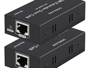 موسع HDMI 196 قدمًا HDMI عبر واحد Cat5E / 6/7 HDMI مكرر HDMI Balun مرسل مستقبل الإرسال دعم 1080p 3D HDMI 1.4a HDCP EDID