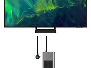 تلفزيون SAMSUNG QN75Q70AA 75 بوصة من الفئة UHD ذات المدى الديناميكي العالي QLED 4K مع الطاقة أوستير V-Series 8-Outlet Power مع منفذ USB متعدد المنافذ (2021)