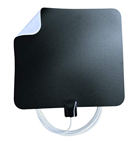 Winegard FL5500A FlatWave Amped Digital HD داخلي تضخيم تليفزيون هوائي (4K جاهز / ATSC 3.0 جاهز / عالي VHF / UHF) ، 60 ميل طويل المدى Winegard FL5500A FlatWave Amped Digital HD داخلي تضخيم تليفزيون هوائي (4K جاهز / ATSC 3.0 جاهز / عالي VHF / UHF) ، 60 ميل طويل المدى