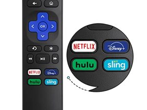 لجهاز Roku Express Remote ، لجهاز Roku Premiere Remote ، لـ Roku 1،2،3،4 (HD ، LT ، XS ، XD) ، (ليس لـ Roku Stick ، Roku TV)