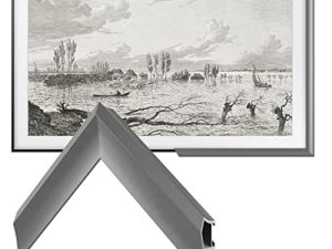 إطارات تلفزيون ديكو من خليط معدني - إطار من الجرافيت متوافق فقط مع تلفزيون Samsung The Frame (65 بوصة ، يناسب تلفزيون إطار 2021-2022)