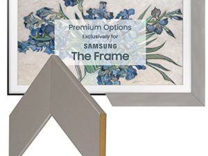 إطارات تلفزيون ديكو - إطار ذكي غير قابل للصدأ مصقول متوافق فقط مع تلفزيون Samsung The Frame (65 بوصة ، يناسب تلفزيون الإطار 2021-2022)