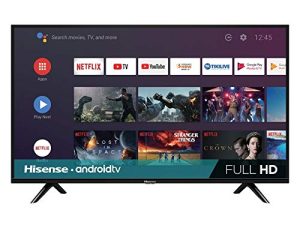 تلفزيون هايسنس 40 بوصة 40H5500F فئة H55 سلسلة أندرويد ذكي مع جهاز تحكم عن بعد صوتي (موديل 2020)