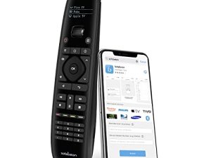 جهاز تحكم عن بعد عالمي صوفا باتون U1 مع إعداد APP وشاشة OLED ، جهاز تحكم عن بعد ذكي الكل في واحد لما يصل إلى 15 جهازًا ترفيهيًا ، يعمل مع أجهزة التلفزيون / DVD / Player / Projector والمزيد