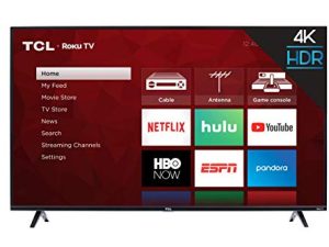 تلفزيون تي سي ال 50S425 50 بوصة 4K سمارت ال اي دي روكو (2019)