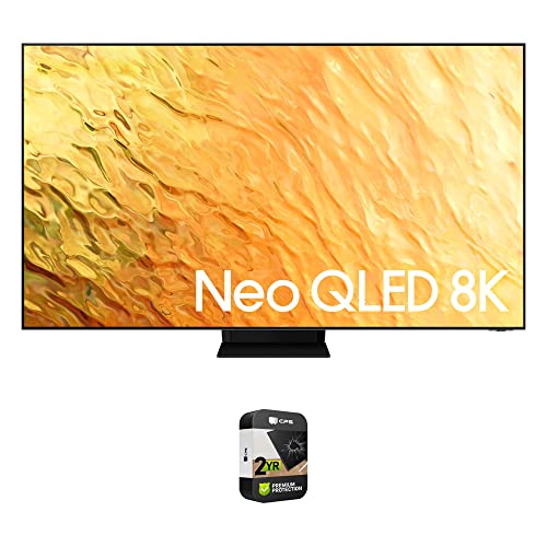 سامسونج QN65QN800B 65 بوصة QN800B Neo QLED 8K Smart TV 2022 حزمة مع حزمة حماية معززة Premium 2 YR CPS سامسونج QN65QN800B 65 بوصة QN800B Neo QLED 8K Smart TV 2022 حزمة مع حزمة حماية معززة Premium 2 YR CPS
