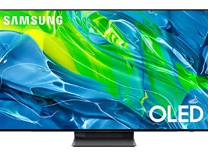 سامسونج 65 بوصة فئة OLED 4K S95B سلسلة Quantum HDR ، Dolby Atmos ، صوت تتبع الكائنات ، تصميم نحيف بالليزر ، تلفزيون ذكي مع Alexa المدمج (QN65S95BAFXZA ، موديل 2022)