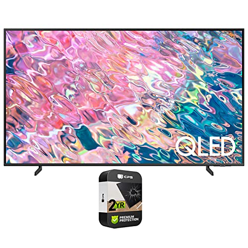 SAMSUNG QN60Q60BAFXZA 60 بوصة QLED 4K Quantum Dual LED HDR Smart TV 2022 (تم تجديده) مع حزمة حماية معززة 2 YR CPS SAMSUNG QN60Q60BAFXZA 60 بوصة QLED 4K Quantum Dual LED HDR Smart TV 2022 (تم تجديده) مع حزمة حماية معززة 2 YR CPS