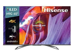 تلفزيون هايسنس 65 بوصة فئة H9 Quantum Series Android 4K ULED ذكي مع تحكم صوتي بدون استخدام اليدين (65H9G ، موديل 2020)