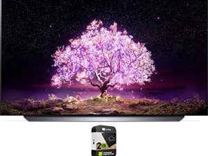 تلفزيون LG OLED65C1PUB 65 بوصة 4K ذكي OLED مع حزمة AI ThinQ مع حزمة حماية معززة Premium 2 YR CPS
