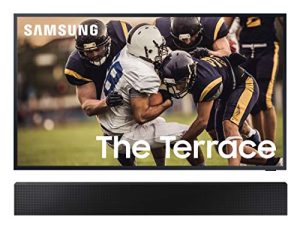 SAMSUNG QN65LST7TA The Terrace 65 "تلفزيون ذكي QLED 4K UHD محسن خارجيًا مزودًا بقناة HW-LST70T 3.0 The Terrace Soundbar مع Dolby 5.1 Ch (2020)