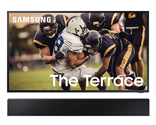 SAMSUNG QN65LST7TA The Terrace 65 "تلفزيون ذكي QLED 4K UHD محسن خارجيًا مزودًا بقناة HW-LST70T 3.0 The Terrace Soundbar مع Dolby 5.1 Ch (2020) SAMSUNG QN65LST7TA The Terrace 65 "تلفزيون ذكي QLED 4K UHD محسن خارجيًا مزودًا بقناة HW-LST70T 3.0 The Terrace Soundbar مع Dolby 5.1 Ch (2020)