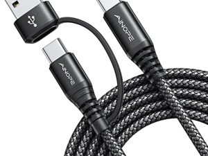 AINOPE Type C Charger Fast Charging 3.1A 10FT iPad Pro Charger Cable دائم النايلون مضفر C كابل الشاحن سريع الشحن لأجهزة iPad Pro / AIR / Mini 6 MacBook Pro / Air Samsung Galaxy S22 21 S10 Note