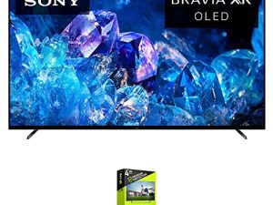 تلفزيون سوني XR65A80K Bravia XR A80K 65 بوصة 4K HDR OLED ذكي (موديل 2022) مع حزمة حماية محسّنة 4 YR CPS