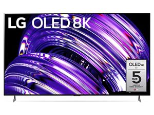 LG 77-Inch Class OLED Z2 Series Alexa تلفزيون ذكي 8K مدمج ، معدل تحديث 120 هرتز ، 8K مدعوم بالذكاء الاصطناعي ، Dolby Vision IQ و Dolby Atmos ، WiSA Ready ، Cloud Gaming (OLED77Z2PUA ، 2022)
