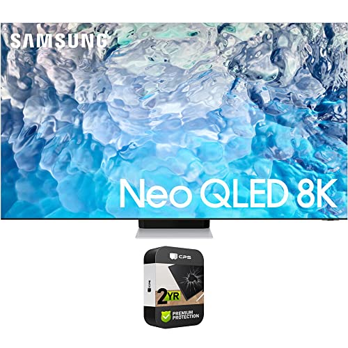 Samsung QN85QN900BFXZA 85 Inch Neo QLED 8K Smart TV 2022 Bundle with Premium 2 YR CPS Enhanced Protection Pack Samsung QN85QN900BFXZA 85 Inch Neo QLED 8K Smart TV 2022 Bundle with Premium 2 YR CPS Enhanced Protection Pack