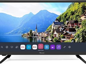 Norcent N24H-S1 24 بوصة 720P HD LED تلفزيون ذكي مدمج نظام WebOS ، منافذ بصرية HDMI ARC USB ، مع وظيفة TTS (Norcent N24H-S1)