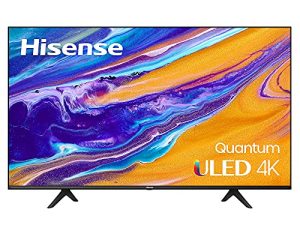 هايسنس ULED 4K Premium 55U6G Quantum Dot QLED Series 55-Inch Android 4K Smart TV with Alexa Compatibility، 600-nit HDR10 +، Dolby Vision & Atmos، Voice Remote (موديل 2021)