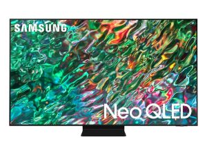 تلفزيون سامسونج الذكي بحجم 43 بوصة من فئة Neo QLED 4K QN90B Series Mini LED Quantum HDR 24x Smart TV 2022 QN43QN90BAF يشمل ضمانًا مجانيًا لمدة عامين